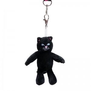 Akcesoria Ripndip Lord Jermal Plush Keychain Czarne | PLJ3566P