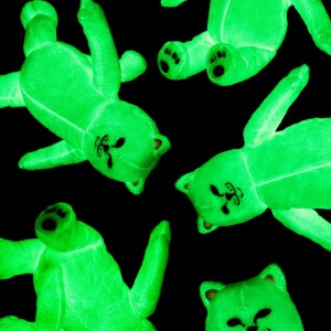 Akcesoria Ripndip Lord Nerm Glow In The Dark Plush Białe | PLG3512S