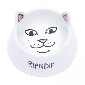 Akcesoria Ripndip Lord Nermal Pet Bowl Białe | PLZ3413U