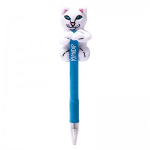 Akcesoria Ripndip Lord Nermal Plush Pen Białe | PLA3560H