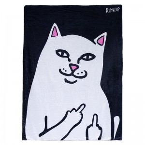 Akcesoria Ripndip Lord Nermal Throw Blanket Czarne | PLY3450X