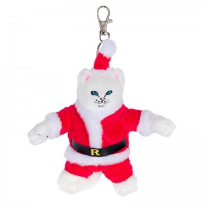 Akcesoria Ripndip Lord Santa Plush Keychain Czerwone | PLC3388T