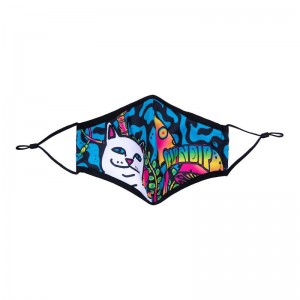 Akcesoria Ripndip Psychedelic Face Mask Kolorowe | PLA3578H