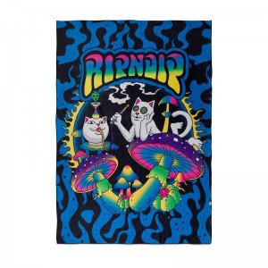 Akcesoria Ripndip Psychedelic Garden Fleece Blanket Kolorowe | PLP3376J