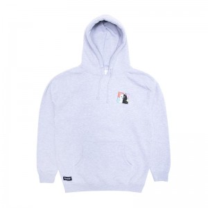 Bluza z Kapturem Ripndip Rubix Szare | PLQ3207M