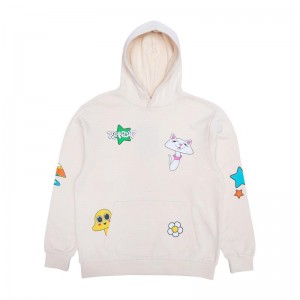 Bluza z Kapturem Ripndip Shroom Mania Beżowe | PLB3177E