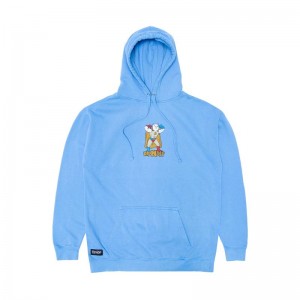 Bluza z Kapturem Ripndip Sidekick Niebieskie | PLW3226N