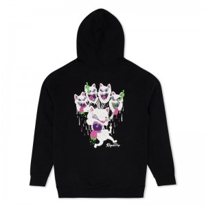 Bluza z Kapturem Ripndip Slimy Boys Czarne | PLF3141D