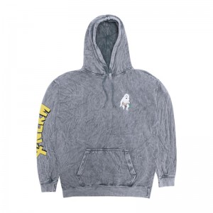 Bluza z Kapturem Ripndip X Nerm Szare Niebieskie | PLR3157V