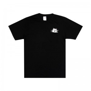 Koszule Ripndip Lord Nermal Smokey Pocket Czarne | PLG2955S