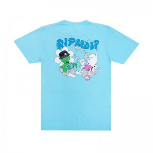 Koszule Ripndip Relaxed Głęboka Niebieskie | PLJ2886P