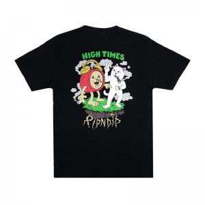 Koszule Ripndip Ripndip x High Times Czarne | PLD2953F