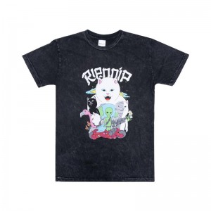 Koszule Ripndip Runaway Czarne Niebieskie | PLX2890Y