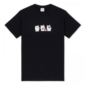 Koszule Ripndip Shroom Diet Czarne | PLV2848R