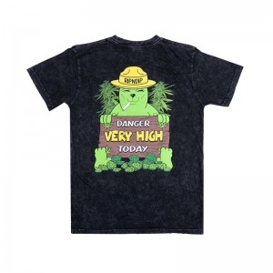 Koszule Ripndip Smokey Alien Bear Czarne Niebieskie | PLP2950J