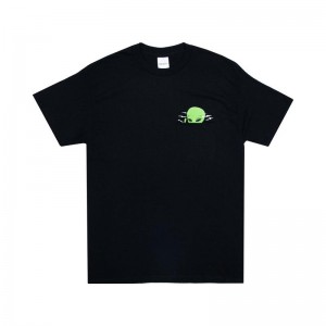 Koszule Ripndip Smoking Alien Pocket Czarne | PLF2954D