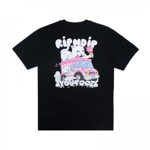 Koszule Ripndip Youtooz Crazy Cream Truck Czarne | PLL2862I