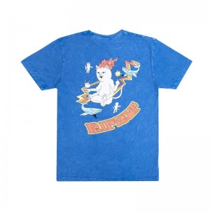 Koszule Ripndip Zodiac Niebieskie Niebieskie | PLA2906H