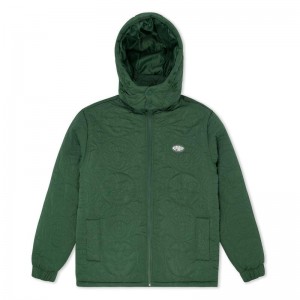 Kurtki Ripndip Barry Bonds Puffer Jasny Zielone | PLW3084N