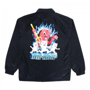 Kurtki Ripndip Hades Coach Czarne | PLE3111B