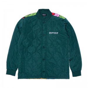 Kurtki Ripndip Nermurari Warrior Pikowana Bomber Jasny Zielone | PLA3120H