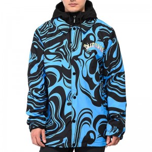 Kurtki Ripndip Trippy Treats Snowboard Niebieskie | PLO3091K