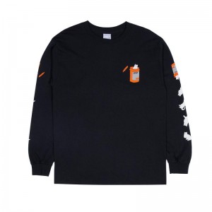 Long Sleeve Ripndip Nermal Pills L/S Czarne | PLF3052D