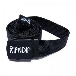 Pasek Ripndip Logo Web Czarne | PLU3607Z