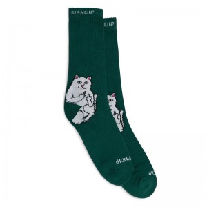Skarpetki Ripndip Lord Nermal Zielone | PLI3258L