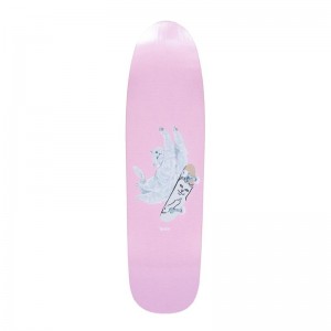 Skateboard Ripndip Kick Back Cruiser Różowe | PLJ3339P