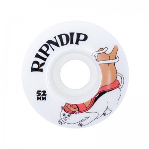 Skateboard Ripndip Nermboutins Wheels Białe | PLC3317T