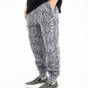 Spodnie Dresowe Ripndip Bubble Bobble Szare | PLD2740F